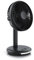 CSL - Ventilador de mesa inalámbrico USB con batería – Mini ventilador – Motor DC sin escobillas silencioso – Barra de luz en la base – Negro