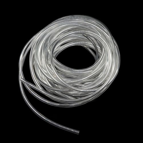 iMeistek 2mm ID x 4mm OD Clear Plastic Tube Hose, 10M Length Food Grade Flexible PVC Vinyl Tube Pipe for Oil Water and Air Transfer