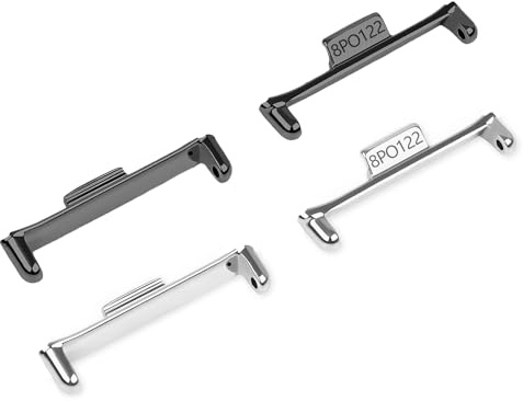 OUTPUTBT 4-Stück Metall Adapter 22mm Kompatible mit Redmi Watch 5/4, Xiaomi Smart Band 9 Pro/8 Pro Zubehör Original Edelstahl 316 Accessoires