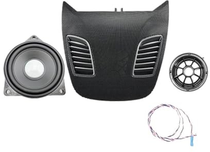 Kompatibel for BMW G30 G31 – Plug & Play Audio Upgrade Kit mit Lautsprecher, Subwoofer, DSP-Verstärker und HK-Abdeckung(G30 2Horn 1Cover)
