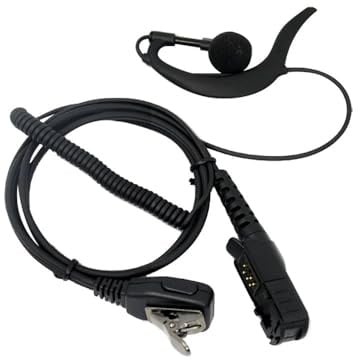 GMVGKLCPCF Écouteur Casque Micro adapté for Motorola Radio DP2400 DP2600 XiR P6600 P6608 P6620 E8600 MTP3150 MTP3500 écouteur Radio bidirectionnel(C)