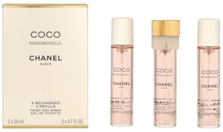 Coco Mademoiselle 3x20 ml edt vapo 60ml Nachfüllung