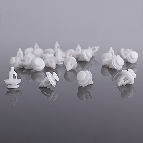 SurePromise 30x Rivets Clips fixation connection Agrafe Panneau Porte Garnissage pour Citroen Saxo Xsara etc