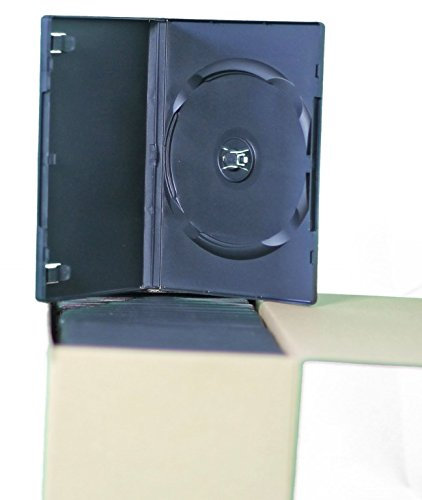 25 Stück CD/DVD-Hüllen Schwarz Single