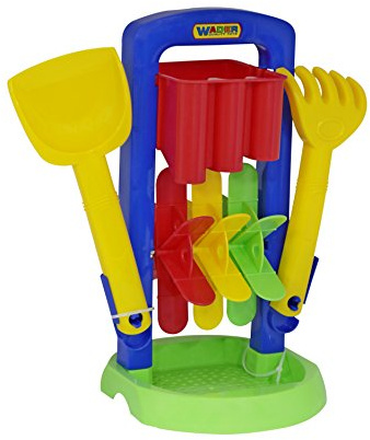 Polesie 38357 Sand Mühle mit Schaufel und Rechen Spielzeug