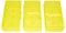 Armerah 18650/16340/CR123A eCig Battery Protective Case Opaque Plastic 3 Pack Yellow
