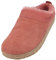 HAFLINGER Lammfellclog Snowbird Filzpantoffel Hausschuh Orange (Zimt 12), Gr 37