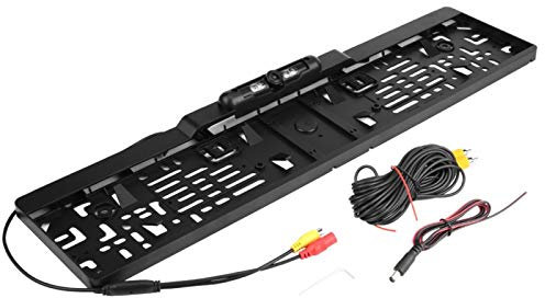 Cadre de plaque d'immatriculation pour automobiles européennes avec caméra recul recul, infrarouge kimiss ip67 support