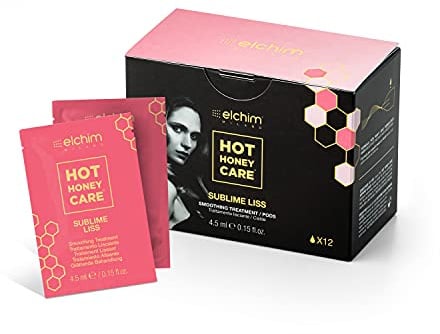 Elchim, Hot Honey Care Sublime Liss, Cialde per Diffusori e Phon Elchim, Effetto Immediato, per Capelli Lisci, Morbidi e Lucenti, 12 Cialde