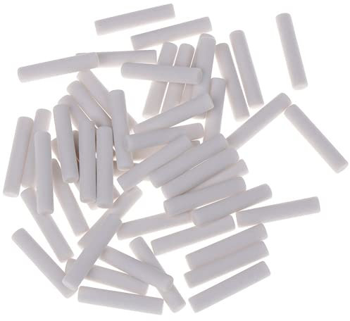 50Pcs White Rubber Radiergummi Refill Radiergummi mit Minen Ersatzradierer Sketch Radierer 5 * 25mm Geeignet für Schule/BüroDauerhaft Nützlich und praktisch Nettes Design Praktisches Design und lang