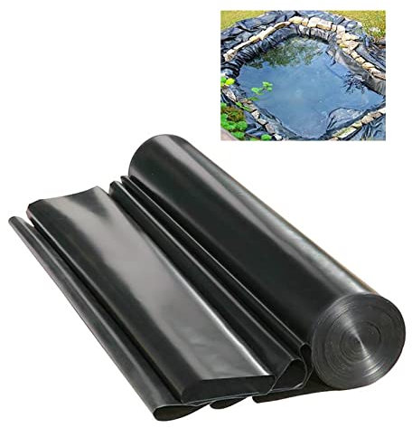 QQXY Forros de Estanque,0,2MM Revestimiento de Estanque,Large Fish Pond Liner Gardens Piscinas Membrana Reforzada Paisajismo (Size : 4x8m/13x26ft)