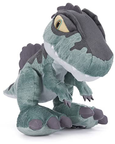 Posh Paws 49009 Jurassic World Dominion Giganotosaurus, Plüschtier, 25 cm, Grün