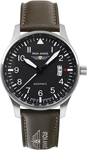 Iron Annie Herrenuhr Automatik F13 Tempelhof Grün/Schwarz 5664-4