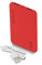 Batteria esterna Power Bank 5000 mAh Cool Leather Rosso
