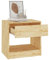 Tidyard Nachttisch Boxspringbett, Nachtschrank Nachtkommode Massivholz Kiefer 40x31x40 cm