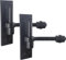 IRONTITE® Lot de 2 charnières de portail robustes avec goupille de 12 mm et boulons à œillet de 12 mm x 100 mm, pour portails en fer forgé et portails en bois. Charnières de portail noires à crochet