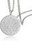 SIPURIS Lotusblume Halskette für Männer Frauen Om Ohm Symbol Yoga Buddhistischer Anhänger Edelstahl Vintage Mandala Anhänger Halskette Spirituelles Schmuck Geschenk Kein Edelstein (Lotus/Silber)