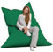 Bruni Riesen-Sitzsack Caree in Tannengrün – rechteckiger XXL-Sitzsack mit 140x180 cm und 400 l Füllung, Bean-Bag mit Innenhülle, Liegesack, Abnehmbarer Bezug, Indoor und Outdoor, aus Deutschland