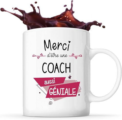 Planetee Mug Coach (Mug Coach Géniale Femme)
