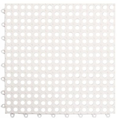 FELTECHELECTR Splicable Non-slip Mat Grip Bathtub Mat Interlocking Cushion Tiles Cute Stuff Bathroom Interlocking Floor Tiles Drainage Floor Mats Anti- Safety Pad White Child Front Door Plastic
