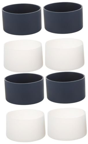 YARNOW 8 STK Becherabdeckung Aus Silikon Bequeme Kofferraumabdeckung Isolierflaschenstiefel Sportwasserflasche Mehrzweck-flaschenstiefel Rutschfester Flaschenschuh Flaschenboden Kieselgel