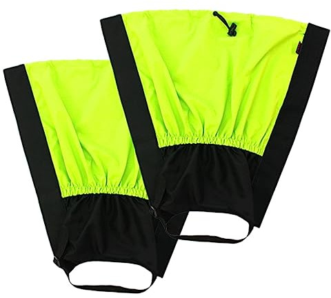 YARNOW Schnee Gamaschen Wasserdicht Verstellbare Beinabdeckungen 2 Stück Atmungsaktiv Winddicht Schutz Für Wandern Trekking Schneeschuhwandern Und Outdoor