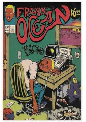 NebulaNova Rapper Poster Frank Ocean Comic Cover Leinwand Poster Musik Wandkunst für Zuhause Wohnzimmer Schlafzimmer Wohnheim Dekor Ungerahmt 30x45cm