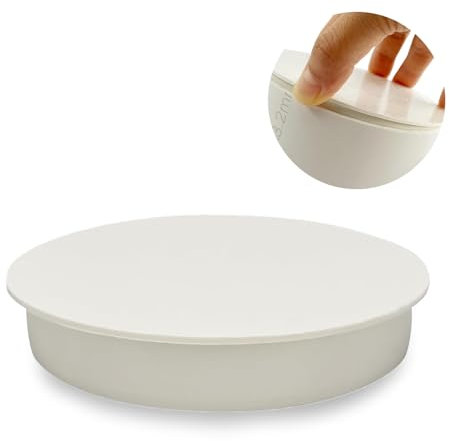 Lüftungsrohr Abdeckung für Muffenstopfen,Rohr Deckel 100mm,PVC Abdeckkappe,Abwasserrohr Deckel Endkapp,Geeignet für Abflussrohre und Abwasserrohre (Weiß)