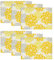 Artoid Mode Blumen Gelb Dahlien Sommer Platzsets 6er Set, 30x45cm Frühling Urlaub Tischsets Waschbar Platzdeckchen Küche Party Deko