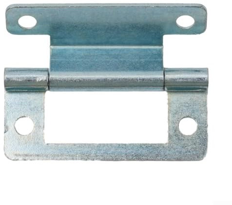 Gekröpfte bündige Scharniere aus Stahl für 15 19 mm Türen in Wohnmobilen und Wohnwagen, mehrere Optionen (10 Stück)