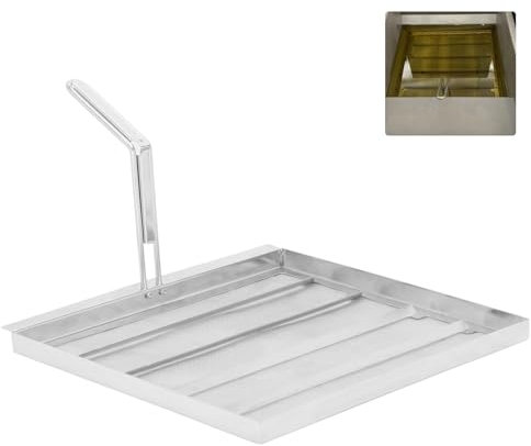 Replace frymate TK45 13.75 x 13.75 Filter for avantco and pitco Deep Fryers, 550 Micron Stainless Steel Mesh Skimmer Fryer Strainer, Increase Fryer Oil Lifespan up to 40%