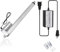 DCHOUSE Attuatore lineare DC 12 V 1500 N 300 mm Hub max lineare, con attuatore lineare da 12 V AC/DC, controller, telecomando per apriporta elettrico e applicazioni automatiche