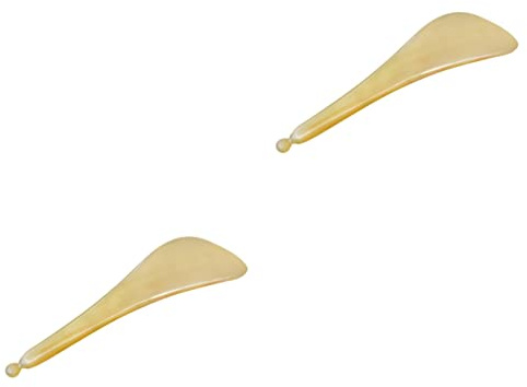 SAFIGLE 2 Horn-Massagegerät sabberlack fleab eye care products eye massage Naturprodukt Augenpflegeprodukt Stöcke Augenmassagestab Büffel Auge Gesicht