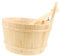 TOYANDONA 1 Satz Holzfass Saunawassereimer Persönliche Sauna Haussauna deko badewanne Holz Becken unverzichtbares Spa-Accessoire Saunakübel aus Holz Badefass hölzern Beige