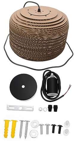 NUOBESTY 1Stück Bienenwabe Deckenleuchte Indoor Pendelleuchte Hochwertigem Papier Hängendes Licht für Wohnzimmer Schlafzimmer und Cafés Elegantes Design Einfache