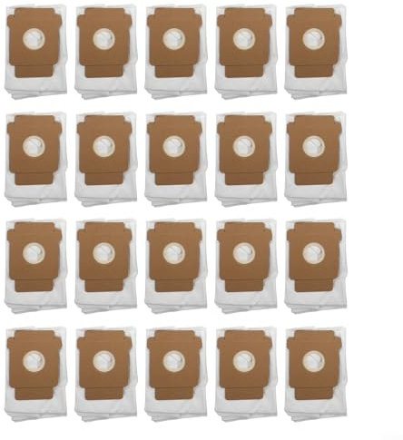 Lot de 20 sacs à poussière pour Roomba 105 et Plus 405, 4/10/20, filtration avancée, hygiénique et design pour une efficacité de nettoyage optimale