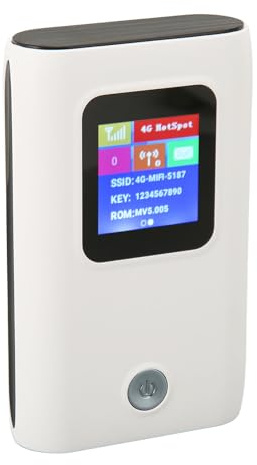 Ejoyous Routeur WiFi 4G, Grand écran, 10 Utilisateurs, Point d'accès WiFi Mobile 300 Mbps pour PC, Téléphone, Tablette