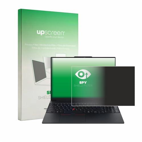 upscreen Blickschutzfilter für Lenovo ThinkPad E16 Gen 4 Privacy Filter Blickschutzfolie Sichtschutz-Folie [Blaulichtfilter, Anti-Reflex]