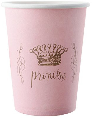 Gadgetfete 6 Gobelets Princesse Rose