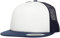 Flexfit Uni 6005FW-Foam Trucker with White Front Cap, NVY/wht/NVY, one Size