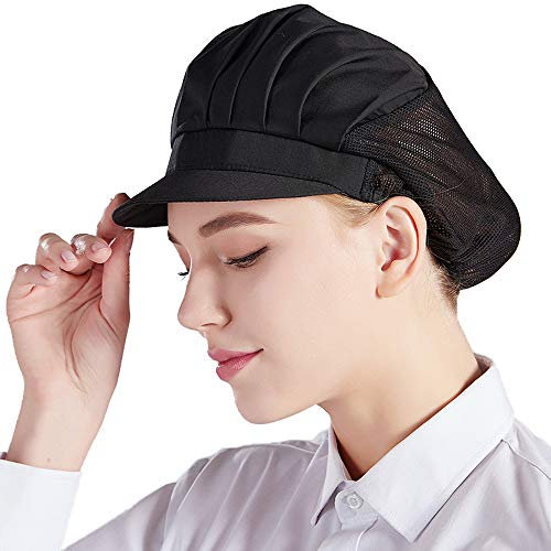 Nanxson 3pcs Unisex Malla de Color sólido Taller Industrial Sombreros de Cocina Protectores de Trabajo Red de Cabello CF9033