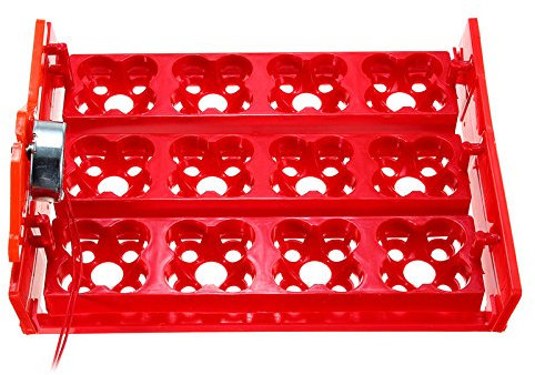 YOUTTOO 12 posiciones 220 V motor bandeja de volteador automático para huevos de gallina codorniz y aves de corral