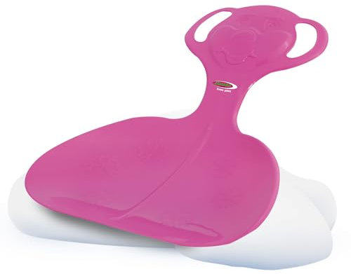 Snow Play Schneeflitzer Bär - Haltegriffe am Pfannenkopf, langlebiger/Flexibler Kunststoffkörper, Bärform am Griff, Leichtgewicht mit nur 160 g