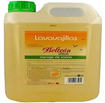 Beltrán Vital Jabones - Lavavajillas Vital - Limpia y Desengrasa - Para Todo Tipo de Utensilios - Respetuoso con la Piel y las Manos Delicadas - Lavavajillas Manual - 5L