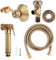 Raguso Retro Kupfer Bidet Set Vintage Messing Hand Bidet Kopfhalterung Schlauch Kit Bidet Kit für Badezimmer