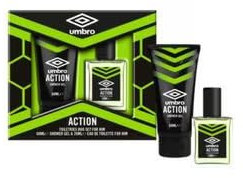 Umbro Action Gift Set - Shower Gel 60ml & Eau De Toilette Spray 20ml, 80ml
