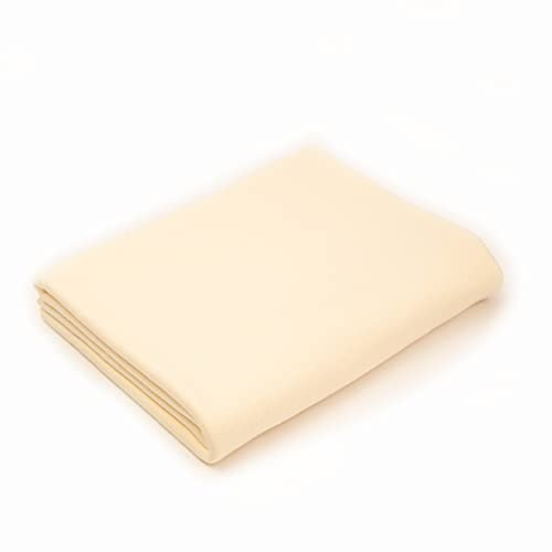 VALENGO Premium Hautton Stoff für Puppenherstellung - 100% Baumwolle Interlock, Waldorfpuppenhaut, Stoffpuppe Hautfarbe - 91 cm (Fee)