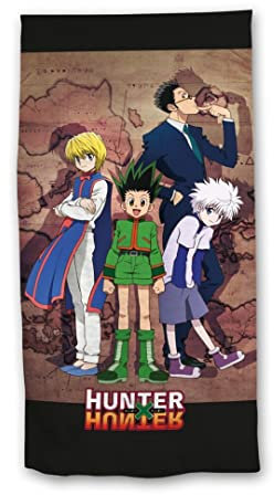 AyMax Hunter X Hunter- Serviette de Plage 100% Coton 70x140cm