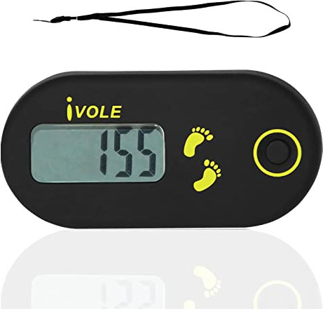 PodomèTre 3D, PodomèTre NuméRique Portable 3D avec Clip, PodomèTre éLectronique, Suivi PréCis des Pas, PodomèTre Facile avec Clip, Suivi des Pas pour La Marche La Course à Pied Les ActivitéS