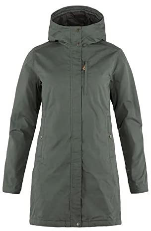 Fjällräven Damen Kiruna Padded Parka, Basalt, XXS